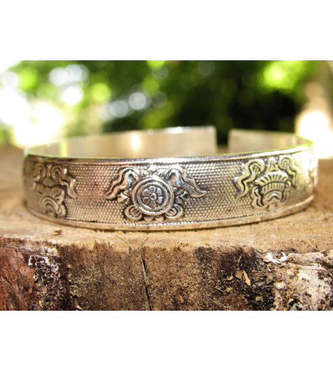 Bracelet Miao 8 signes auspicieux Tibétains