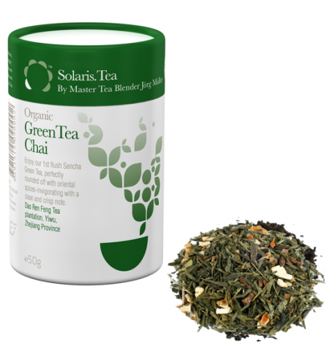 Thé Vert Chai bio certifié avec épices