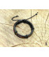 Bracelet Ethnique Tibétain cuir et tissus