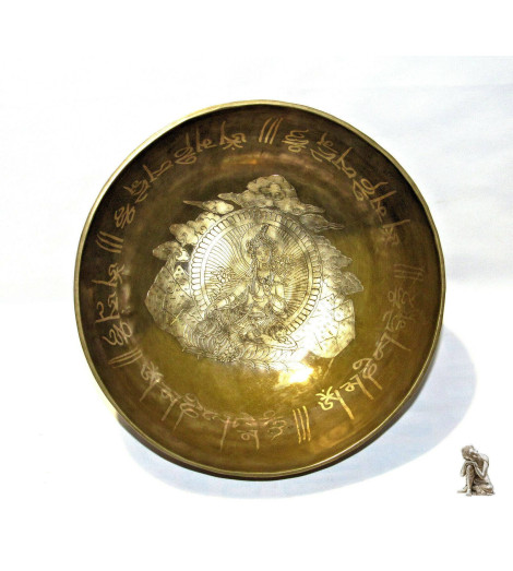 Bol Tibétain chantant - 28cm 2120gr - 7 métaux traditionnels