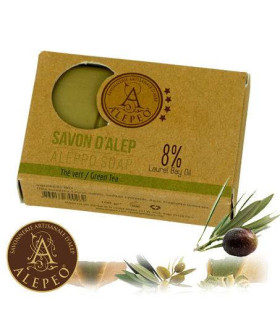 Savon d'Alep au Thé vert