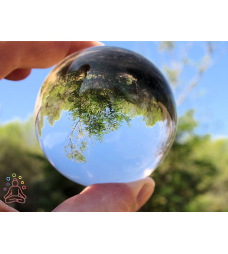 Boule de cristal Quartz naturel Activée