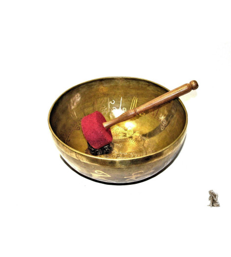 Bol Tibétain chantant - 28cm 2120gr - 7 métaux traditionnels