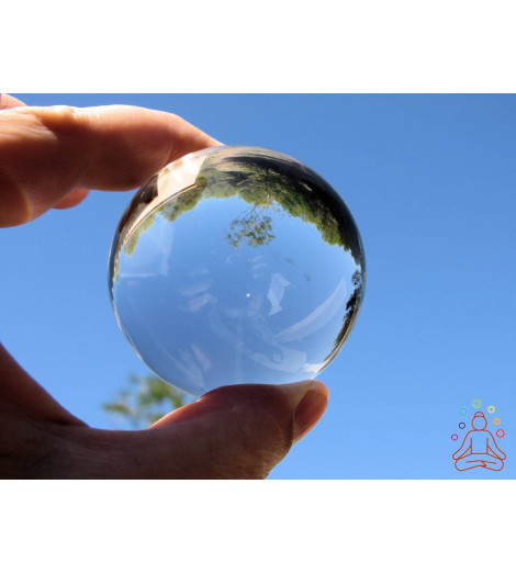 Boule de cristal Quartz naturel Activée
