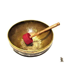 Bol chantant Tibétain - Bouddha Healing - 29cm - 7 métaux traditionnels