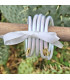 Bracelets Joncs Bouddhistes Paillettes Blanches