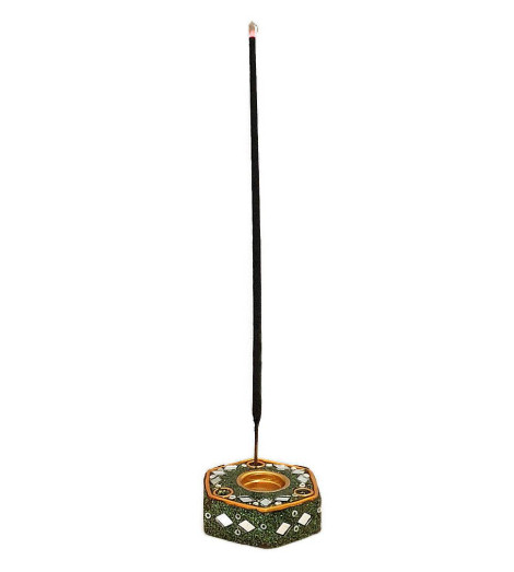 Brûle Encens en Céramique - Vert