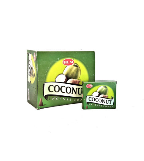 Encens Noix de Coco en cônes - Hem