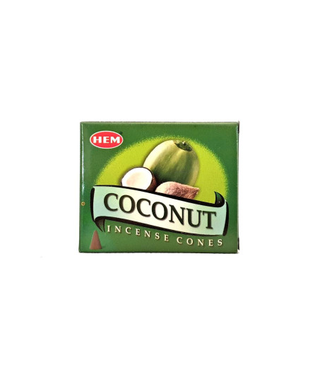 Encens Noix de Coco en cônes - Hem