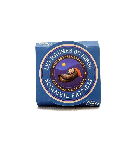 Baume du Hibou Bio - Sommeil Paisible - Boite