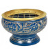 Brûle Encens à Grille en Laiton Bleu
