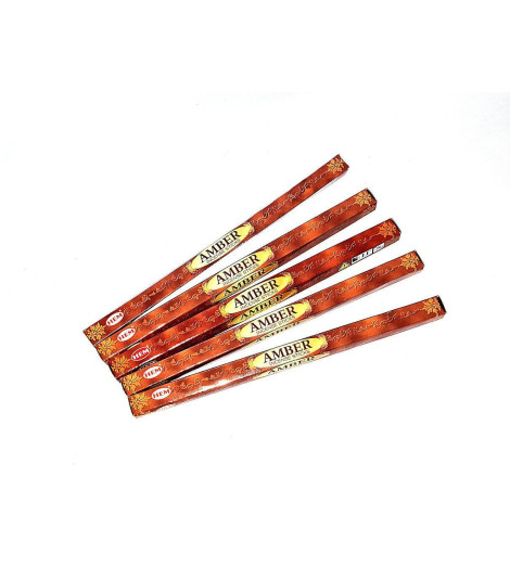 Encens Indien Hem à l'Ambre - 5 boites