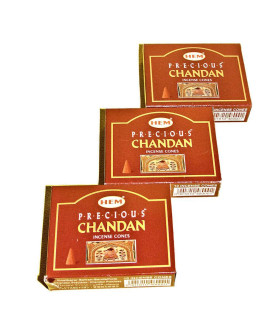 Encens Santal Précieux en cônes - Lot de 3 boites