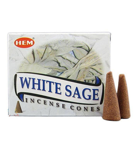 Encens Sauge Blanche en cônes