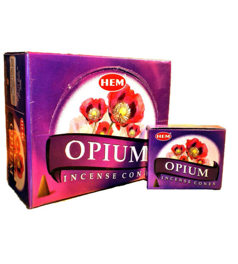 Encens Indien en cônes Fleurs d'Opium