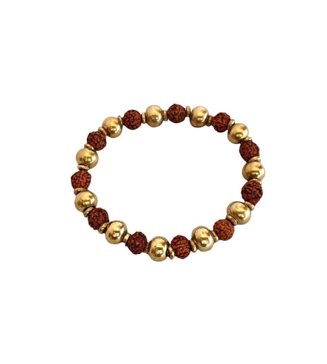 Bracelet Perles de Rudraksha - Perles de Sérénité