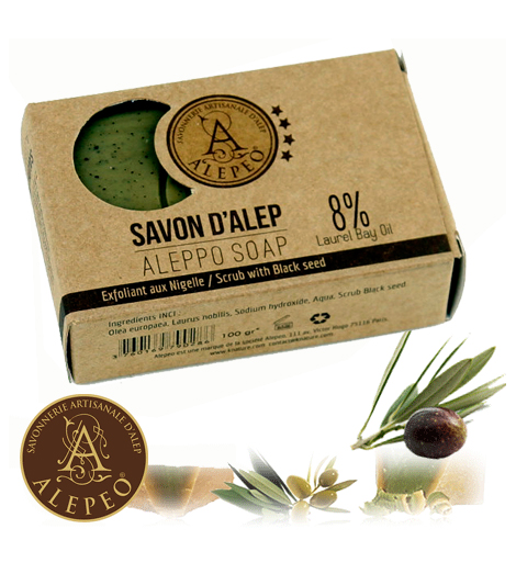 Savon d'Alep à la Nigelle
