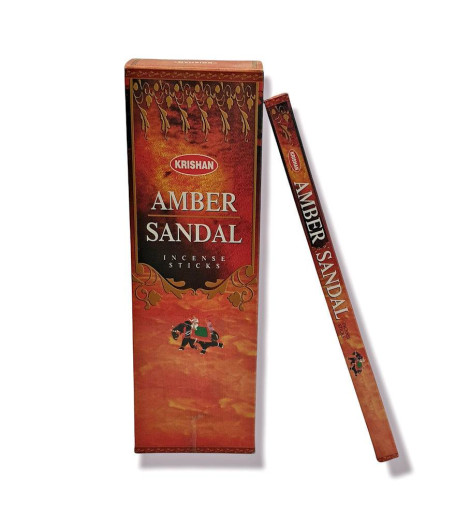 Encens Ambre & Santal Krishan – Boîte de 10 g 2 boites