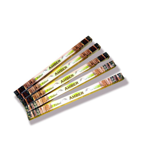 Encens Indien à l'Ambre - Lot de 5 boites