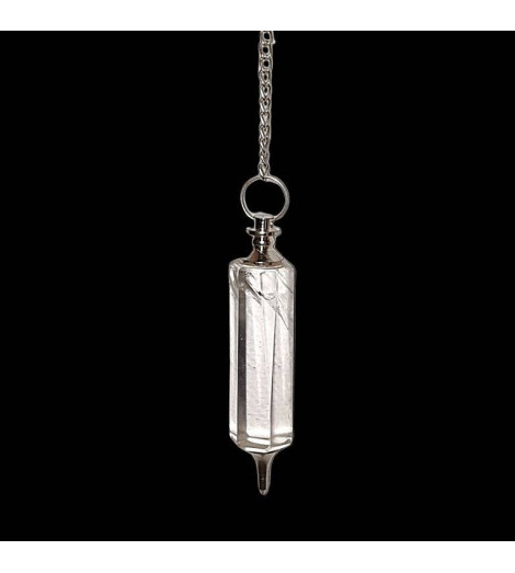 Pendule divinatoire Quartz Facettes