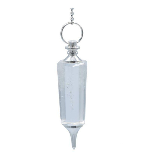 Pendule divinatoire Quartz Facettes