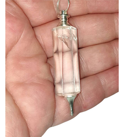 Pendule divinatoire Quartz Facettes