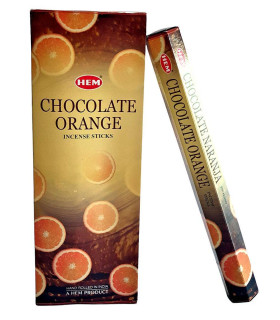 Encens Chocolat et Orange - 20 Bâtonnets Indiens