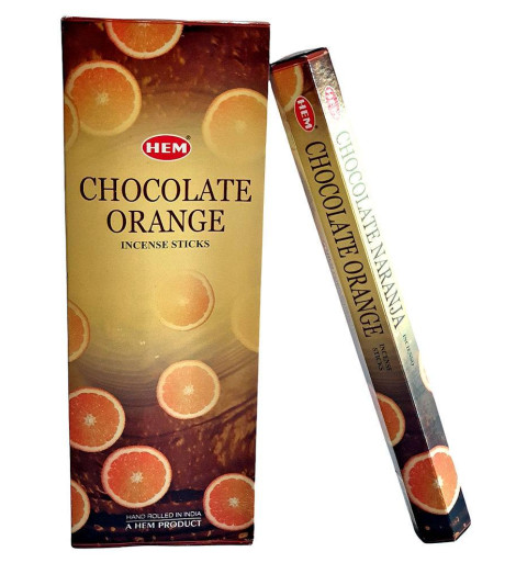 Encens Chocolat et Orange - 20 Bâtonnets Indiens