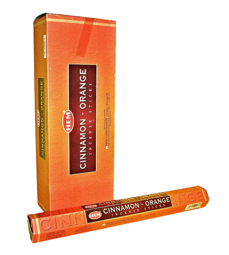 Encens Cannelle et Orange - Bâtonnets Indiens