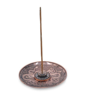 Brûle Encens Dragon en Métal - Feng Shui