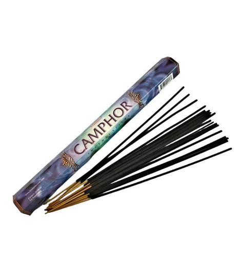 Encens Camphre Naturel Indien - 20 Bâtonnets