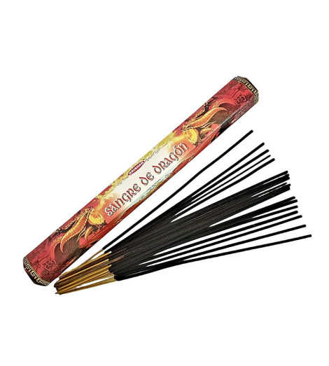 Encens Sang de Dragon - 20 Bâtonnets Indiens