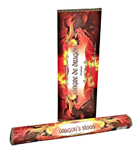 Encens Sang de Dragon - 20 Bâtonnets Indiens