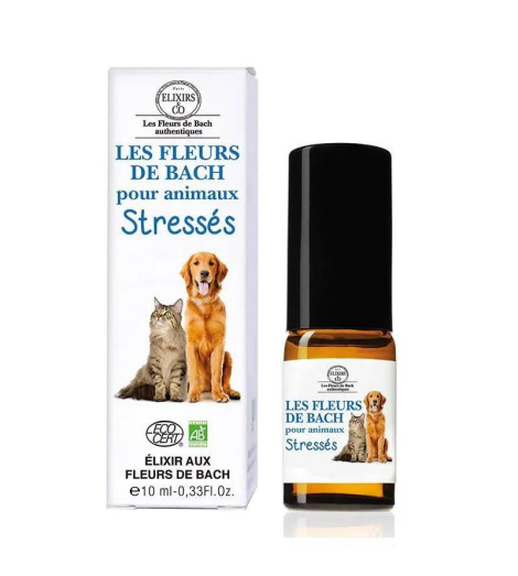 Elixir de Bach Bio pour Animaux Stressés