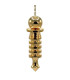 Pendule Osiris plaqué OR - Radieshésie