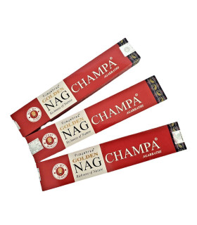 Encens Golden Nag Champa - 3 boites Bâtonnets Indiens