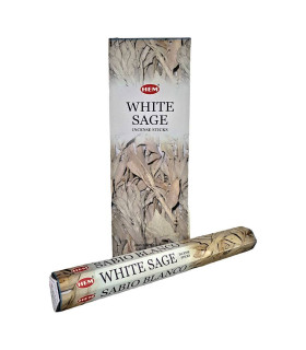 Encens Sauge Blanche Purification - 20 Bâtonnets Indiens