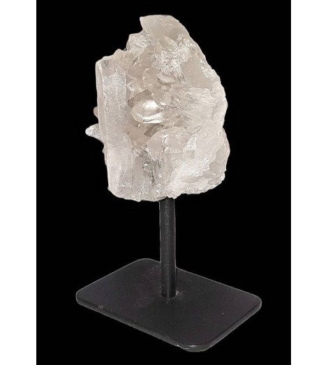 Druse de Quartz brut du Brésil sur socle