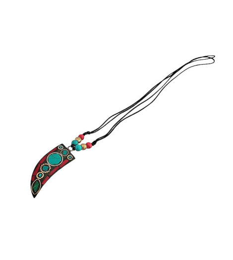 Pendentif Tibétain Cloisonné - Bijoux Ethnique