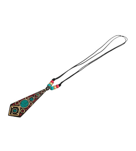 Pendentif Tibétain Cloisonné - Cérémonie