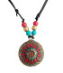 Pendentif Tibétain Cloisonné - Sphère