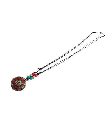 Pendentif Tibétain Cloisonné - Sphère