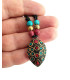 Pendentif Tibétain Cloisonné Goutte - Bijoux Ethnique