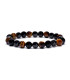 Bracelet 3 Pierres : Hématite - Obsidienne - Œil de tigre