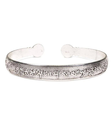 Bracelet Tribal Miao avec Mantra Om Mani Pad Me Hum