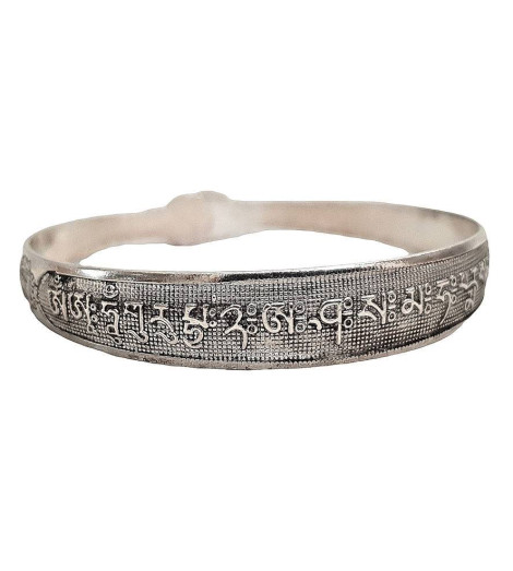 Bracelet Tribal Miao avec Mantra Om Mani Pad Me Hum