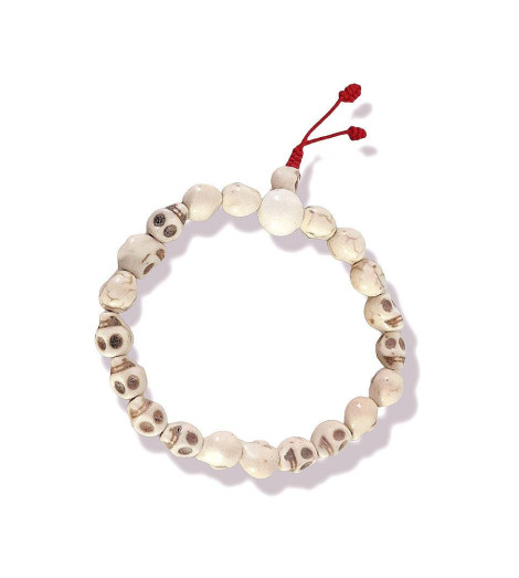 Bracelet Tribal Tibétain - Bracelet avec Têtes de Mort