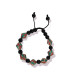 Bracelet Turquoise (pâte), Corail Népalais de Montagne, Agate Noire