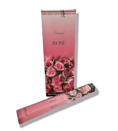 Encens à la Rose - Bâtonnets Naturels Aromatika