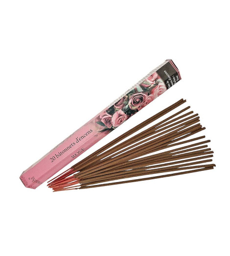 Encens à la Rose - Bâtonnets Naturels Aromatika